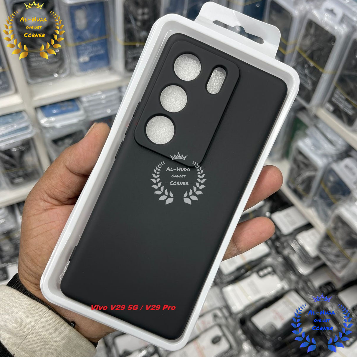 Picture of Shockproof & Transparent Crystal Clear Back Cover Case / Matte Protective Lens Flexible Back Cover for vivo V29 5G / vivo S17 / vivo S17 Pro / vivo V29 Pro | Slim Silicone Cover with Soft Lining Shockproof Full Body Bumper Case