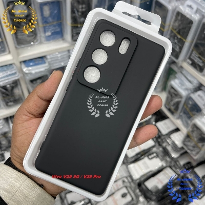 Picture of Shockproof & Transparent Crystal Clear Back Cover Case / Matte Protective Lens Flexible Back Cover for vivo V29 5G / vivo S17 / vivo S17 Pro / vivo V29 Pro | Slim Silicone Cover with Soft Lining Shockproof Full Body Bumper Case