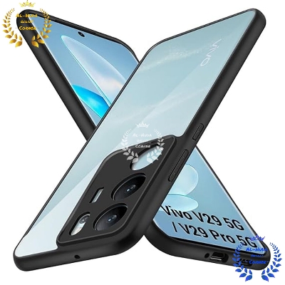 Picture of Shockproof & Transparent Crystal Clear Back Cover Case / Matte Protective Lens Flexible Back Cover for vivo V29 5G / vivo S17 / vivo S17 Pro / vivo V29 Pro | Slim Silicone Cover with Soft Lining Shockproof Full Body Bumper Case