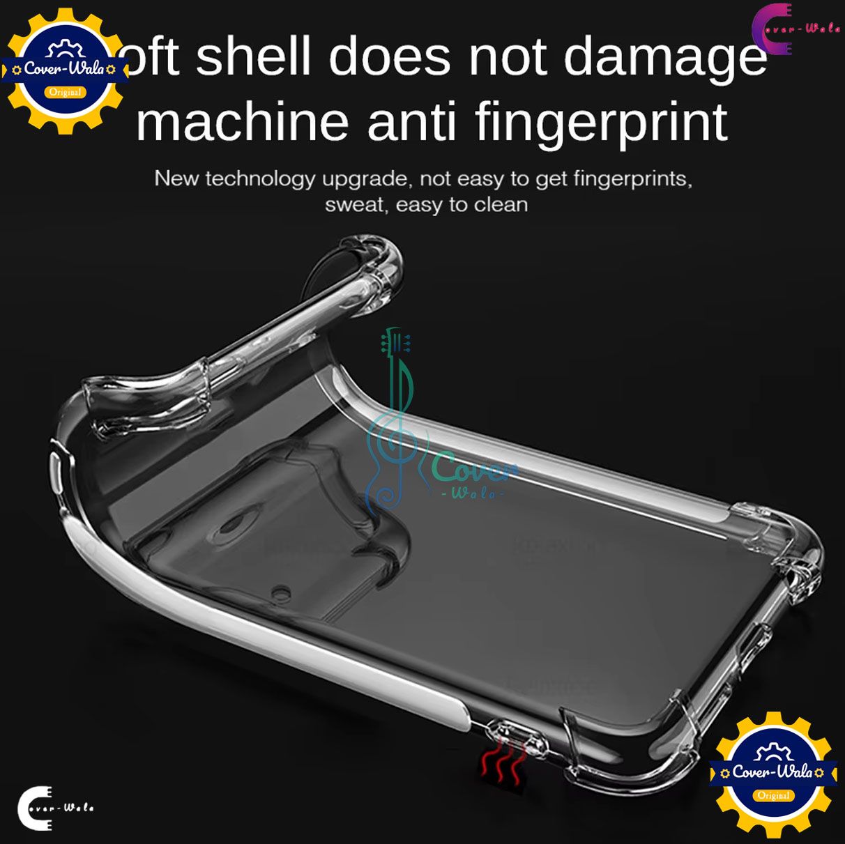 Picture of For Samsung Galaxy S23 PLUS Premium Silicone Case Crystal Clear Soft TPU Ultra-Thin Transparent Flexible Protective Mobile Phone Back Cover