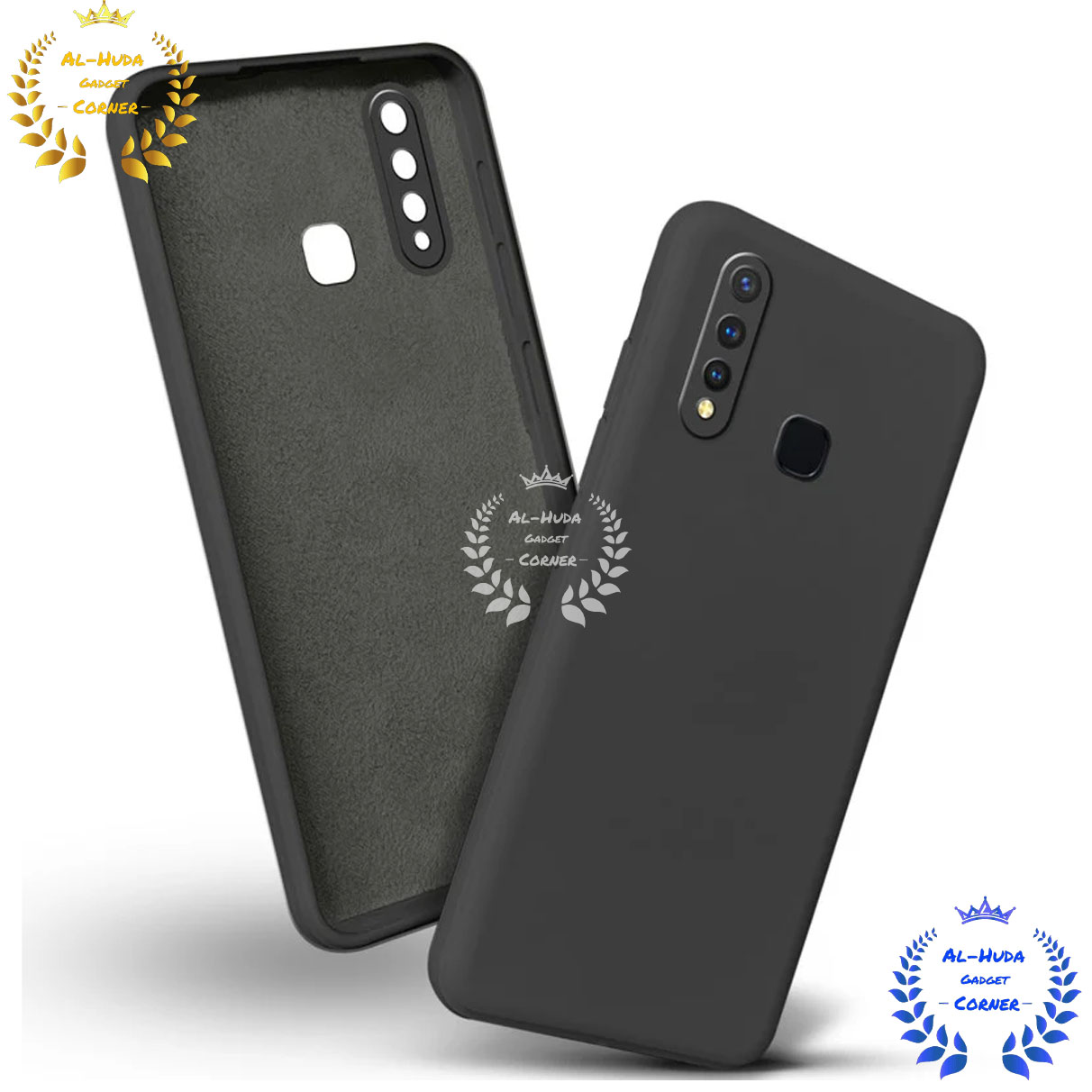Picture of Shockproof & Transparent Crystal Clear Back Cover Case / Matte Protective Lens Flexible Back Cover for Vivo Y19 / Vivo U3 / Vivo Y5S / Vivo Z5i / Vivo U20 | Slim Silicone Cover with Soft Lining Shockproof Full Body Bumper Case