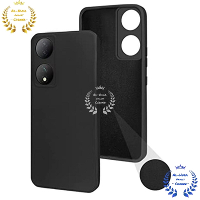 Picture of Shockproof & Transparent Crystal Clear Back Cover Case / Matte Protective Lens Flexible Back Cover for Vivo Y100 5G / Vivo Y100A 5G / Vivo T2 5G | Slim Silicone Cover with Soft Lining Shockproof Full Body Bumper Case