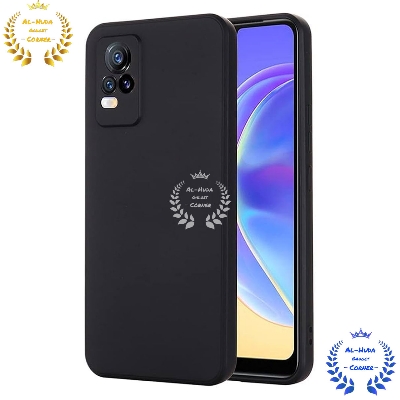 Picture of Shockproof & Transparent Crystal Clear Back Cover Case / Matte Protective Lens Flexible Back Cover for Vivo V21e 4G / Vivo Y73 | Slim Silicone Cover with Soft Lining Shockproof Full Body Bumper Case