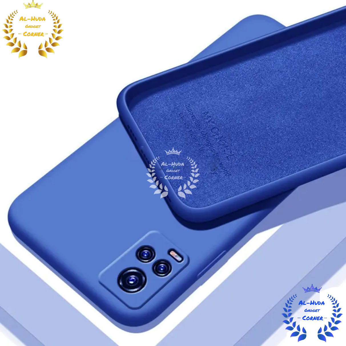 Picture of Shockproof & Transparent Crystal Clear Back Cover Case / Matte Protective Lens Flexible Back Cover for Vivo V21e 4G / Vivo Y73 | Slim Silicone Cover with Soft Lining Shockproof Full Body Bumper Case