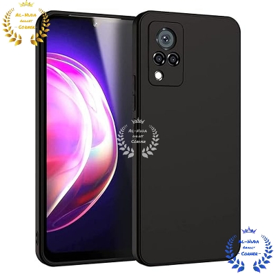 Picture of Shockproof & Transparent Crystal Clear Back Cover Case / Matte Protective Lens Flexible Back Cover for Vivo V21 5G / V21 4G | Slim Silicone Cover with Soft Lining Shockproof Full Body Bumper Case