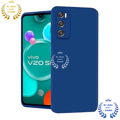 Picture of Shockproof & Transparent Crystal Clear Back Cover Case / Matte Protective Lens Flexible Back Cover for Vivo V20 SE | Slim Silicone Cover with Soft Lining Shockproof Full Body Bumper Case
