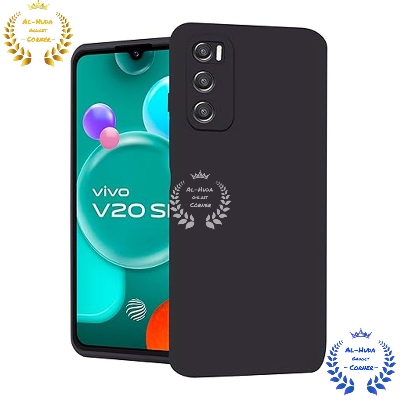 Picture of Shockproof & Transparent Crystal Clear Back Cover Case / Matte Protective Lens Flexible Back Cover for Vivo V20 SE | Slim Silicone Cover with Soft Lining Shockproof Full Body Bumper Case