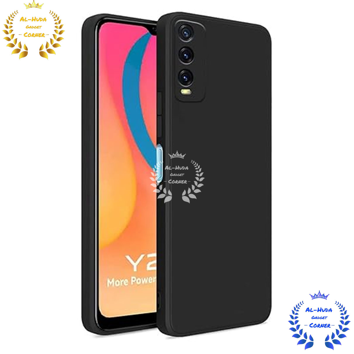 Picture of Shockproof & Transparent Crystal Clear Back Cover Case / Matte Protective Lens Flexible Back Cover for Vivo Y12s / Y20 / Y20i / Y20G / Y20A / Y20T / Y11s | Slim Silicone Cover with Soft Lining Shockproof Full Body Bumper Case