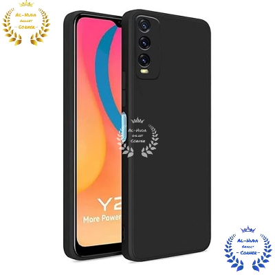 Picture of Shockproof & Transparent Crystal Clear Back Cover Case / Matte Protective Lens Flexible Back Cover for Vivo Y12s / Y20 / Y20i / Y20G / Y20A / Y20T / Y11s | Slim Silicone Cover with Soft Lining Shockproof Full Body Bumper Case