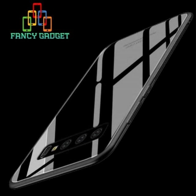 Picture of Samsung Galaxy S10 Plus / Samsung Galaxy S10+ Hard Case Tempered Glass TPU Mirror Hybrid Shockproof Full Body Protective Cover - Phone Back Cover