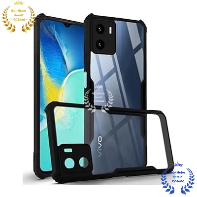 Picture of Shockproof & Transparent Crystal Clear Back Cover Case / Matte Protective Lens Flexible Back Cover for Vivo Y15s / Vivo Y01 / Vivo Y15c / Vivo Y15A 2021 | Slim Silicone Cover with Soft Lining Shockproof Full Body Bumper Case