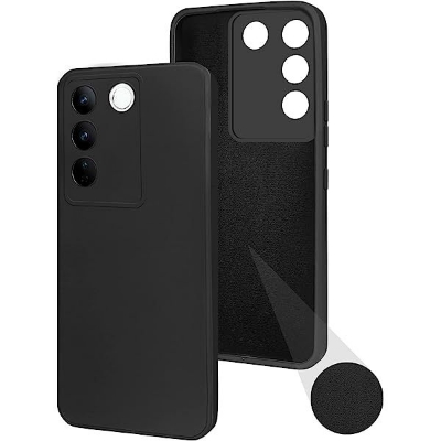 Picture of For Vivo V27 / V27 Pro / - Silky and Soft-Touch Finish With Camera Silicone Case