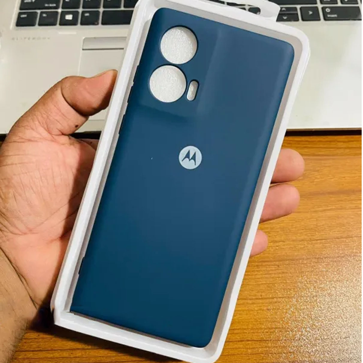 Picture of Premium Liquid Silicone Phone case for Motorola G85 5g Liquid Silicon Mobile Back Case Soft Silicone Phone Cover