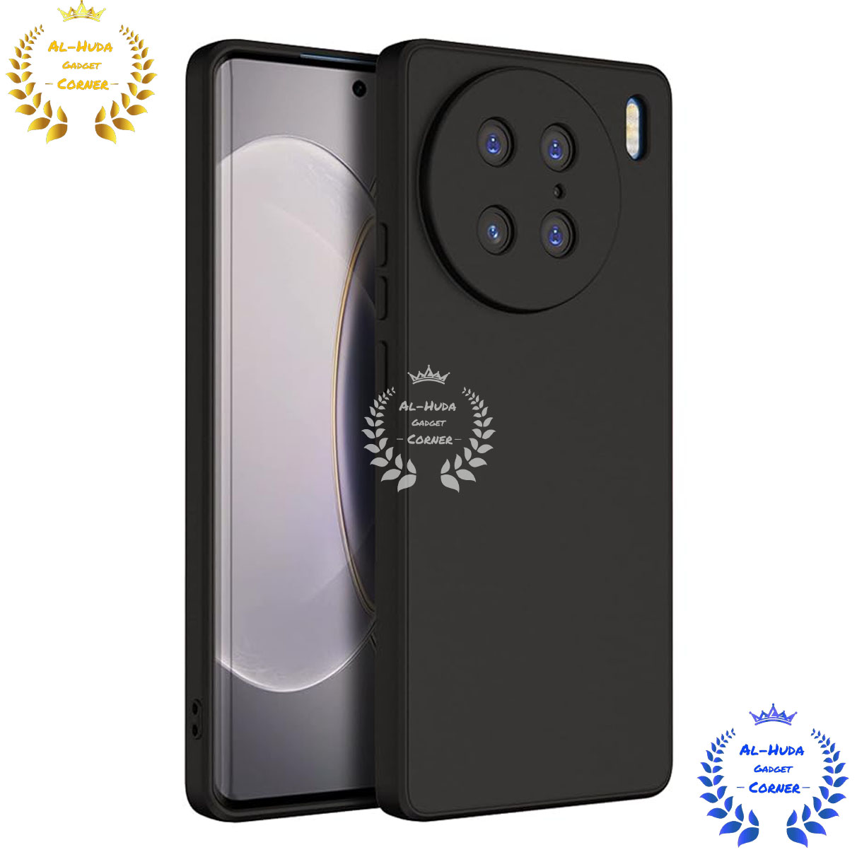 Picture of Shockproof & Transparent Crystal Clear Back Cover Case / Matte Protective Lens Flexible Back Cover for Vivo X90 Pro 5G | Slim Silicone Cover with Soft Lining Shockproof Full Body Bumper Case