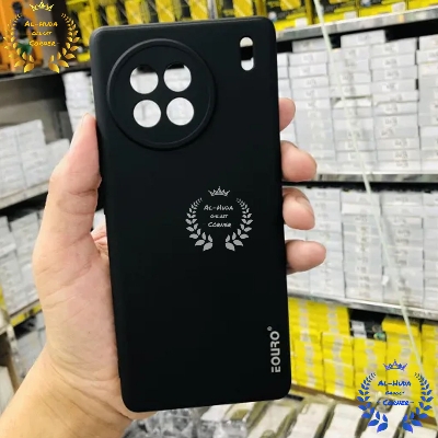 Picture of Shockproof & Transparent Crystal Clear Back Cover Case / Matte Protective Lens Flexible Back Cover for Vivo X90 5G | Slim Silicone Cover with Soft Lining Shockproof Full Body Bumper Case