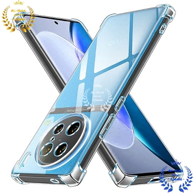 Picture of Shockproof & Transparent Crystal Clear Back Cover Case / Matte Protective Lens Flexible Back Cover for Vivo X90 5G | Slim Silicone Cover with Soft Lining Shockproof Full Body Bumper Case