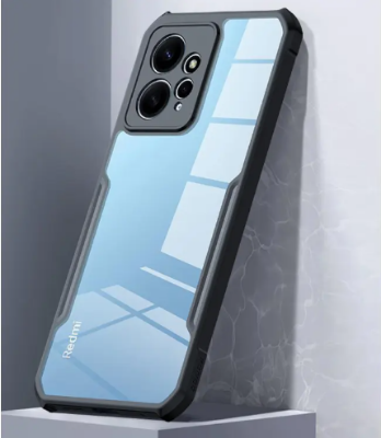 Picture of Redmi Note 12 4g Back Cover ShockProof Airbinger Longlasting Clear Transparent Hard Case With Camera Bump Protection Xiaomi Redmi Note 12 4g