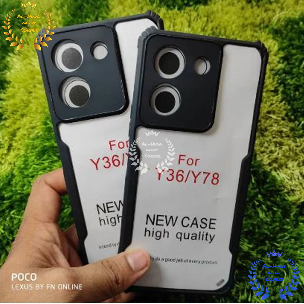 Picture of Shockproof & Transparent Crystal Clear Back Cover Case / Matte Protective Lens Flexible Back Cover for Vivo Y36 4G / Vivo Y78 5G / Vivo Y27 5G | Slim Silicone Cover with Soft Lining Shockproof Full Body Bumper Case