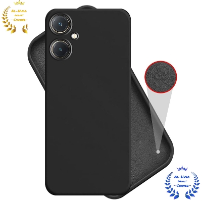 Picture of Shockproof & Transparent Crystal Clear Back Cover Case / Matte Protective Lens Flexible Back Cover for Vivo Y27 4G | Slim Silicone Cover with Soft Lining Shockproof Full Body Bumper Case