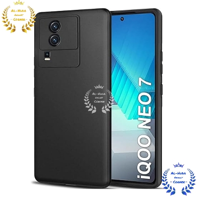 Picture of Shockproof & Transparent Crystal Clear Back Cover Case / Matte Protective Lens Flexible Back Cover for Vivo iQOO Neo 7 5G / iQOO Neo 7 Pro | Slim Silicone Cover with Soft Lining Shockproof Full Body Bumper Case