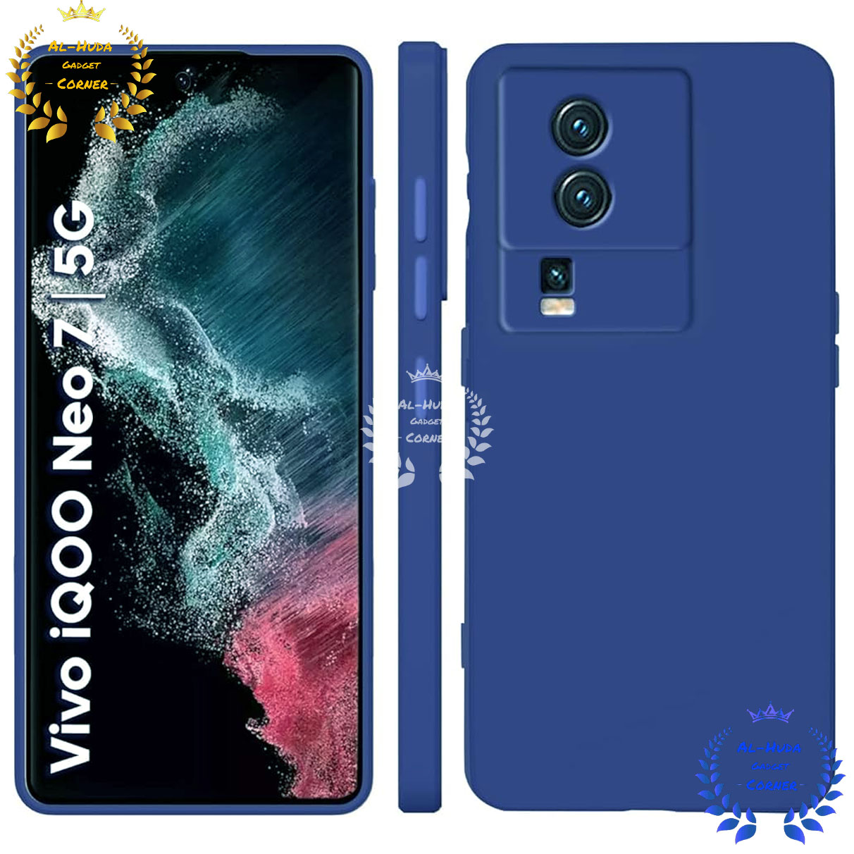 Picture of Shockproof & Transparent Crystal Clear Back Cover Case / Matte Protective Lens Flexible Back Cover for Vivo iQOO Neo 7 5G / iQOO Neo 7 Pro | Slim Silicone Cover with Soft Lining Shockproof Full Body Bumper Case