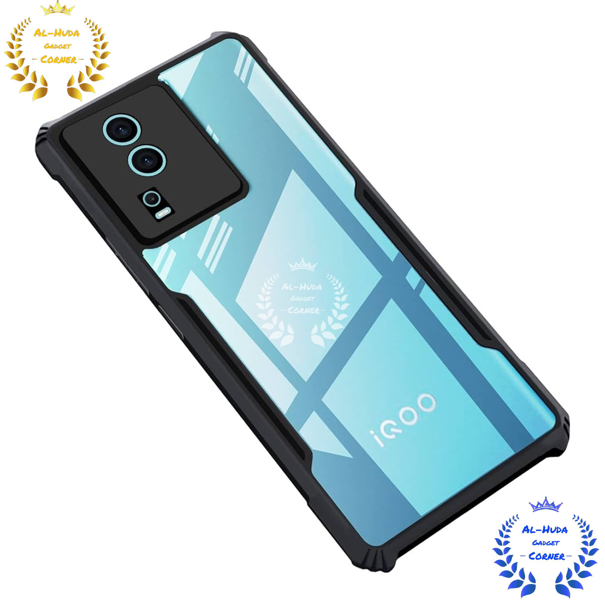 Picture of Shockproof & Transparent Crystal Clear Back Cover Case / Matte Protective Lens Flexible Back Cover for Vivo iQOO Neo 7 5G / iQOO Neo 7 Pro | Slim Silicone Cover with Soft Lining Shockproof Full Body Bumper Case