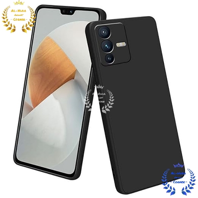 Picture of Shockproof & Transparent Crystal Clear Back Cover Case / Matte Protective Lens Flexible Back Cover for Vivo V23 Pro 5G / Vivo S12 Pro 5G | Slim Silicone Cover with Soft Lining Shockproof Full Body Bumper Case