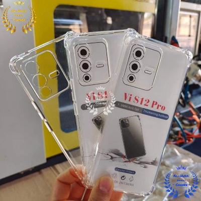 Picture of Shockproof & Transparent Crystal Clear Back Cover Case / Matte Protective Lens Flexible Back Cover for Vivo V23 Pro 5G / Vivo S12 Pro 5G | Slim Silicone Cover with Soft Lining Shockproof Full Body Bumper Case