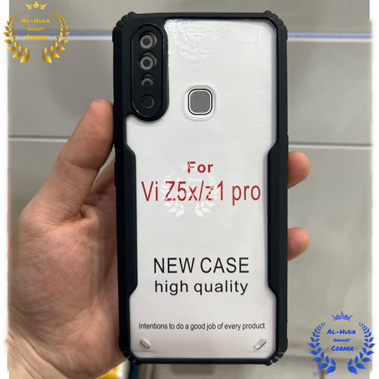 Picture of Xundd Back Cover for Vivo Z1 Pro / Vivo Z5X Transparent Hybrid Hard PC Back Bumper