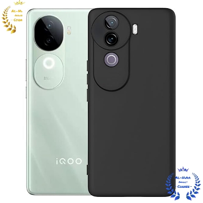Picture of Shockproof & Transparent Crystal Clear Back Cover Case / Matte Protective Lens Flexible Back Cover for Vivo V40e 5G / iQOO Z9s 5G | Slim Silicone Cover with Soft Lining Shockproof Full Body Bumper Case