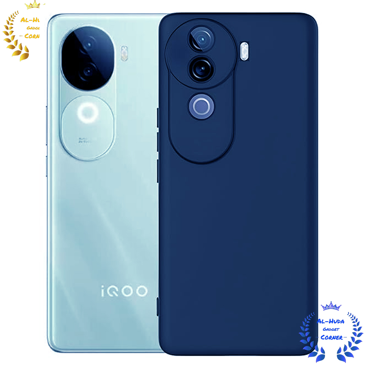 Picture of Shockproof & Transparent Crystal Clear Back Cover Case / Matte Protective Lens Flexible Back Cover for Vivo V40e 5G / iQOO Z9s 5G | Slim Silicone Cover with Soft Lining Shockproof Full Body Bumper Case