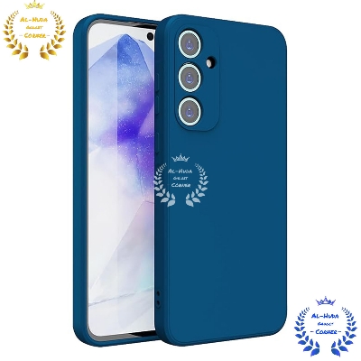Picture of Shockproof & Transparent Crystal Clear Back Cover Case / Matte Protective Lens Flexible Back Cover for Samsung Galaxy A55 5G | Slim Silicone Cover with Soft Lining Shockproof Full Body Bumper Case