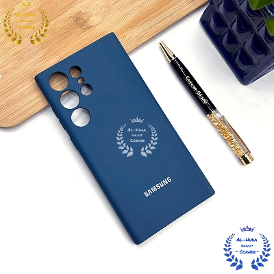 Picture of Shockproof & Transparent Crystal Clear Back Cover Case / Matte Protective Lens Flexible Back Cover for Samsung Galaxy S24 Ultra 5G | Slim Silicone Cover with Soft Lining Shockproof Full Body Bumper Case