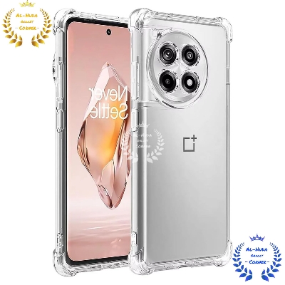 Picture of Shockproof & Transparent Crystal Clear Back Cover Case / Matte Protective Lens Flexible Back Cover for OnePlus 13 5G / 1+ 13 5G | Slim Silicone Cover with Soft Lining Shockproof Full Body Bumper Case