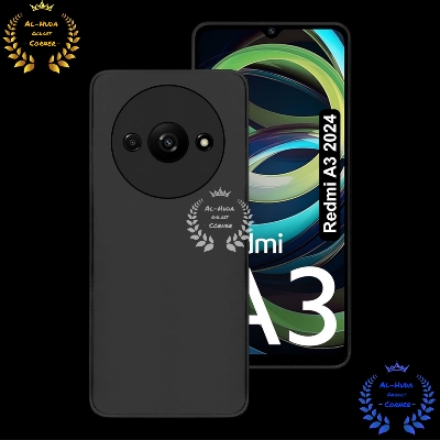 Picture of Shockproof & Transparent Crystal Clear Back Cover Case / Matte Protective Lens Flexible Back Cover for Xiaomi Redmi A3 2024 | Slim Silicone Cover with Soft Lining Shockproof Full Body Bumper Case