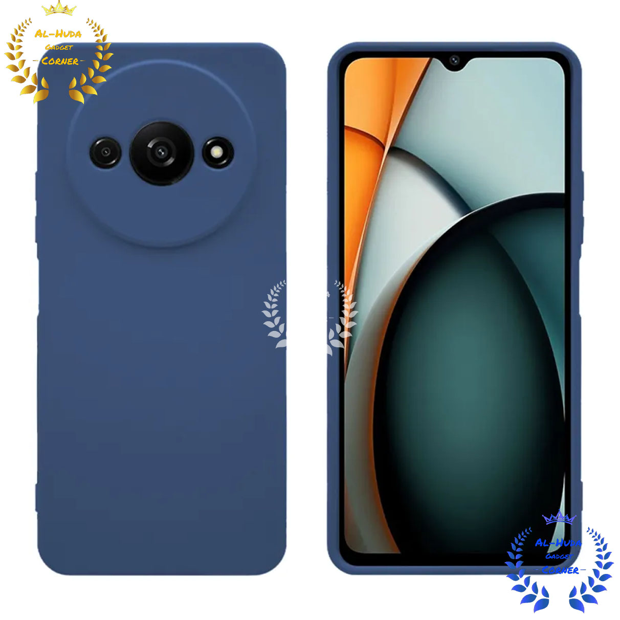 Picture of Shockproof & Transparent Crystal Clear Back Cover Case / Matte Protective Lens Flexible Back Cover for Xiaomi Redmi A3 2024 | Slim Silicone Cover with Soft Lining Shockproof Full Body Bumper Case