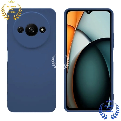 Picture of Shockproof & Transparent Crystal Clear Back Cover Case / Matte Protective Lens Flexible Back Cover for Xiaomi Redmi A3 2024 | Slim Silicone Cover with Soft Lining Shockproof Full Body Bumper Case