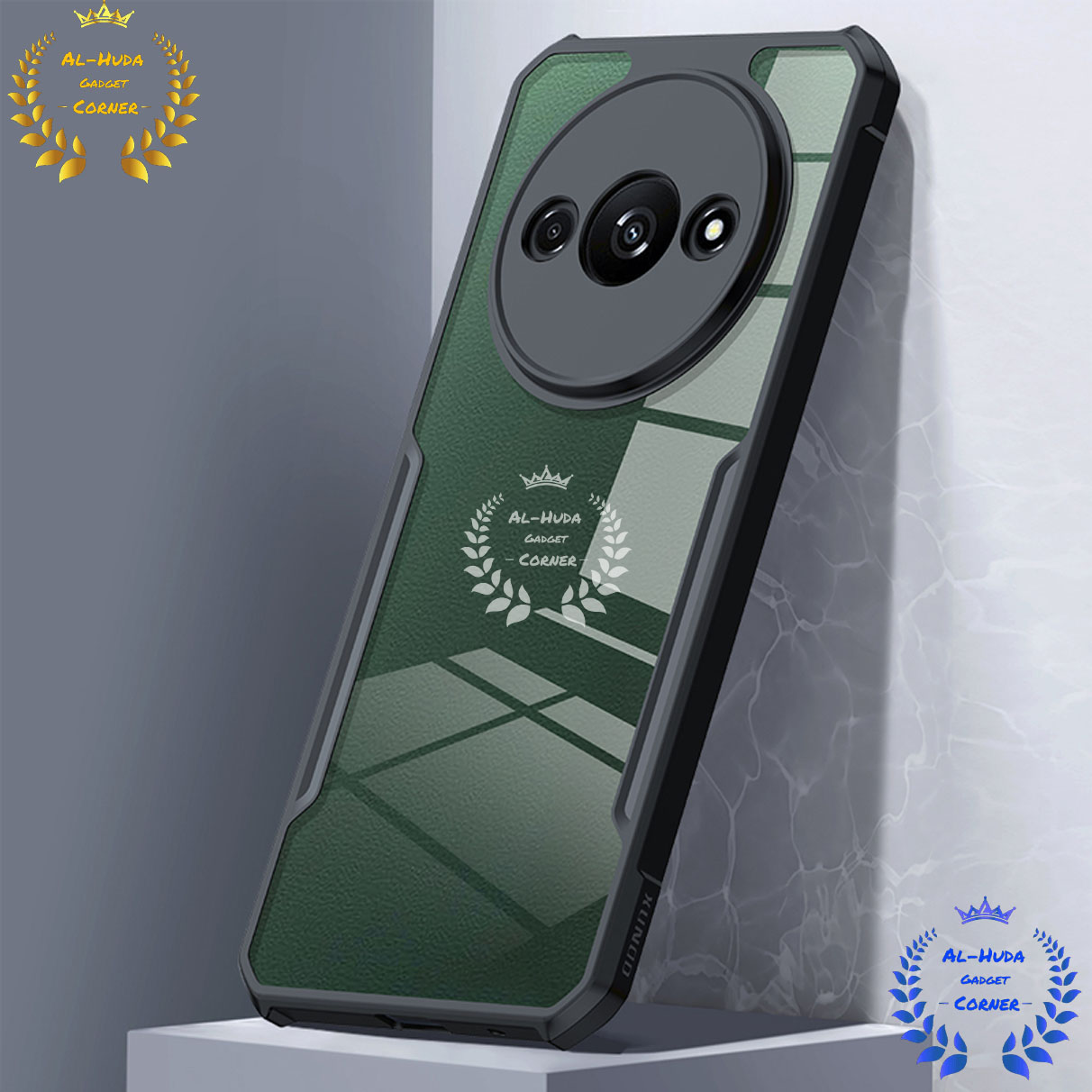 Picture of Shockproof & Transparent Crystal Clear Back Cover Case / Matte Protective Lens Flexible Back Cover for Xiaomi Redmi A3 2024 | Slim Silicone Cover with Soft Lining Shockproof Full Body Bumper Case