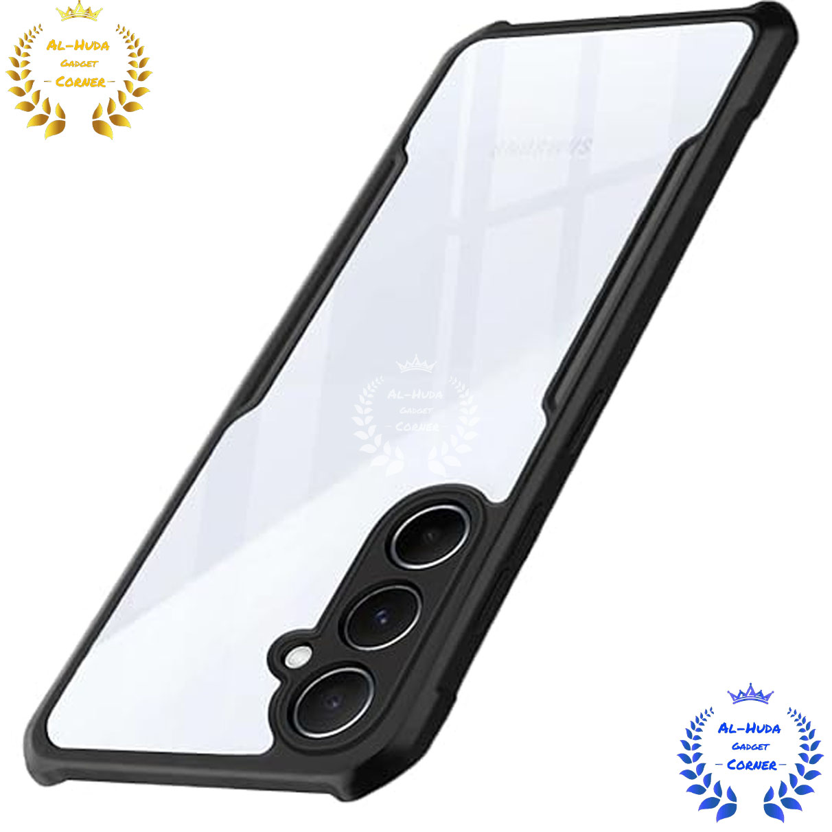 Picture of Shockproof & Transparent Crystal Clear Back Cover Case / Matte Protective Lens Flexible Back Cover for Samsung Galaxy A35 5G | Slim Silicone Cover with Soft Lining Shockproof Full Body Bumper Case