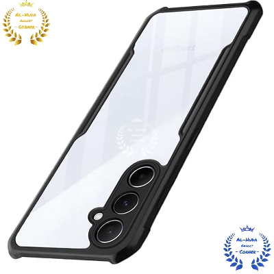Picture of Shockproof & Transparent Crystal Clear Back Cover Case / Matte Protective Lens Flexible Back Cover for Samsung Galaxy A35 5G | Slim Silicone Cover with Soft Lining Shockproof Full Body Bumper Case