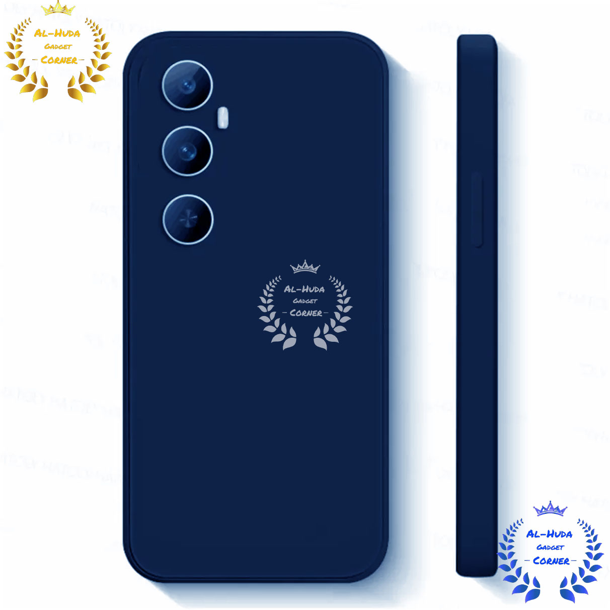 Picture of Shockproof & Transparent Crystal Clear Back Cover Case / Matte Protective Lens Flexible Back Cover for Realme C65 4G | Slim Silicone Cover with Soft Lining Shockproof Full Body Bumper Case