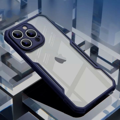 Picture of For iPhone 12 Pro  Cushion Back Clear Hard Cover Casing