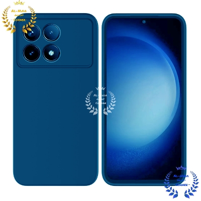 Picture of Shockproof & Transparent Crystal Clear Back Cover Case / Matte Protective Lens Flexible Back Cover for  Xiaomi Poco X6 Pro | Slim Silicone Cover with Soft Lining Shockproof Full Body Bumper Case