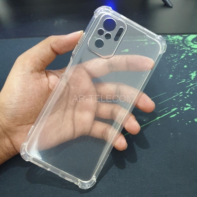Picture of for Xiaomi Redmi Note 10S / 10 4G Silicone Airbag cover Shockproof Transparent Protective Clear Back Cover TPU Case