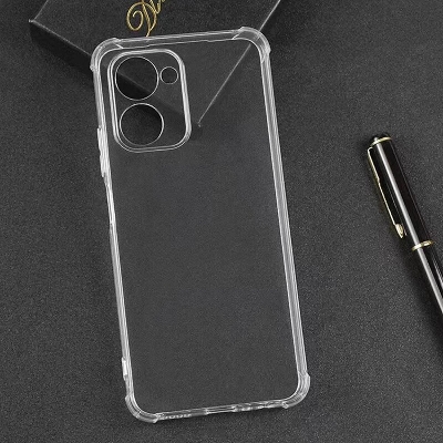 Picture of Realme C33 TPU Back Cover Shockproof Silicone Bumper - Transparent