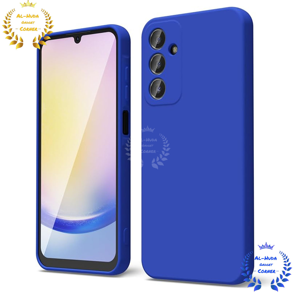 Picture of Shockproof & Transparent Crystal Clear Back Cover Case / Matte Protective Lens Flexible Back Cover for Samsung Galaxy A25 5G | Slim Silicone Cover with Soft Lining Shockproof Full Body Bumper Case