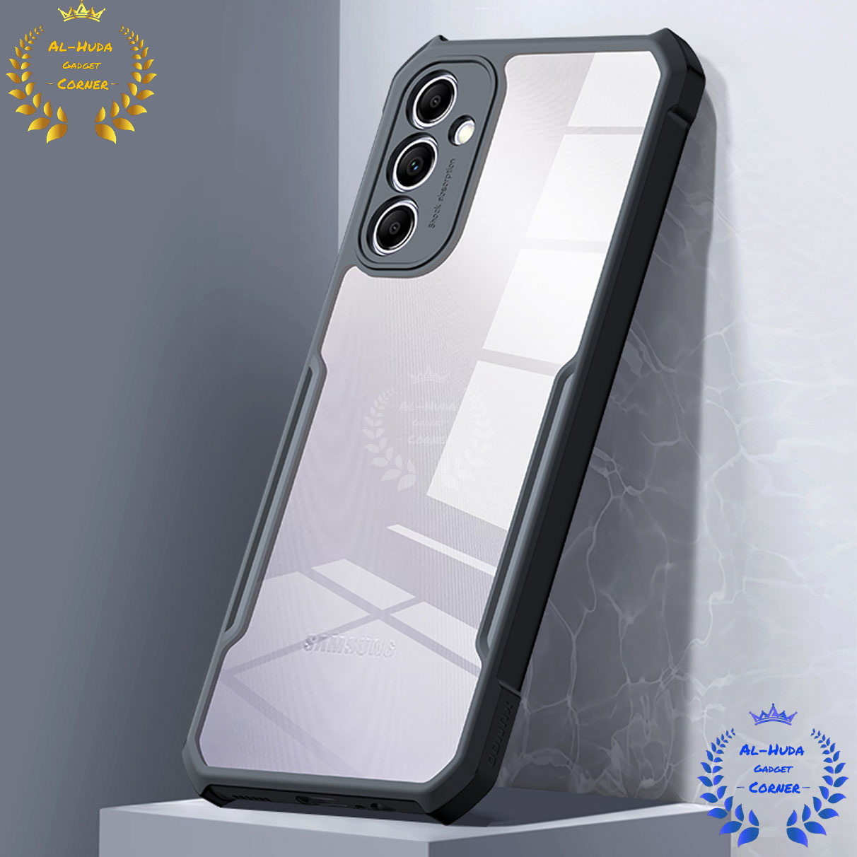 Picture of Shockproof & Transparent Crystal Clear Back Cover Case / Matte Protective Lens Flexible Back Cover for Samsung Galaxy A25 5G | Slim Silicone Cover with Soft Lining Shockproof Full Body Bumper Case