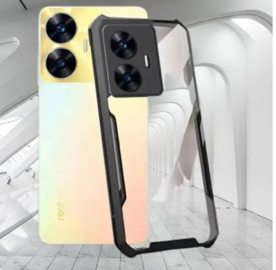 Picture of for realme c55/ narzo n55 soft clear transparent back cover