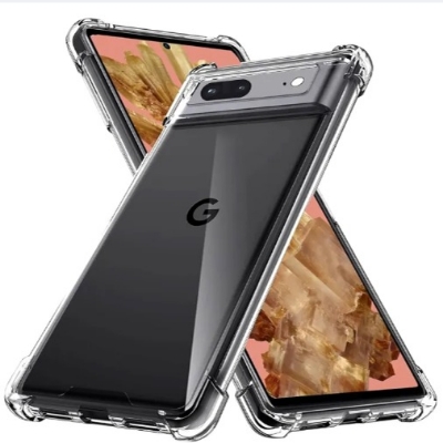 Picture of For Google Pixel 8 Soft Silicon Transparent Bumper Case Back Cover