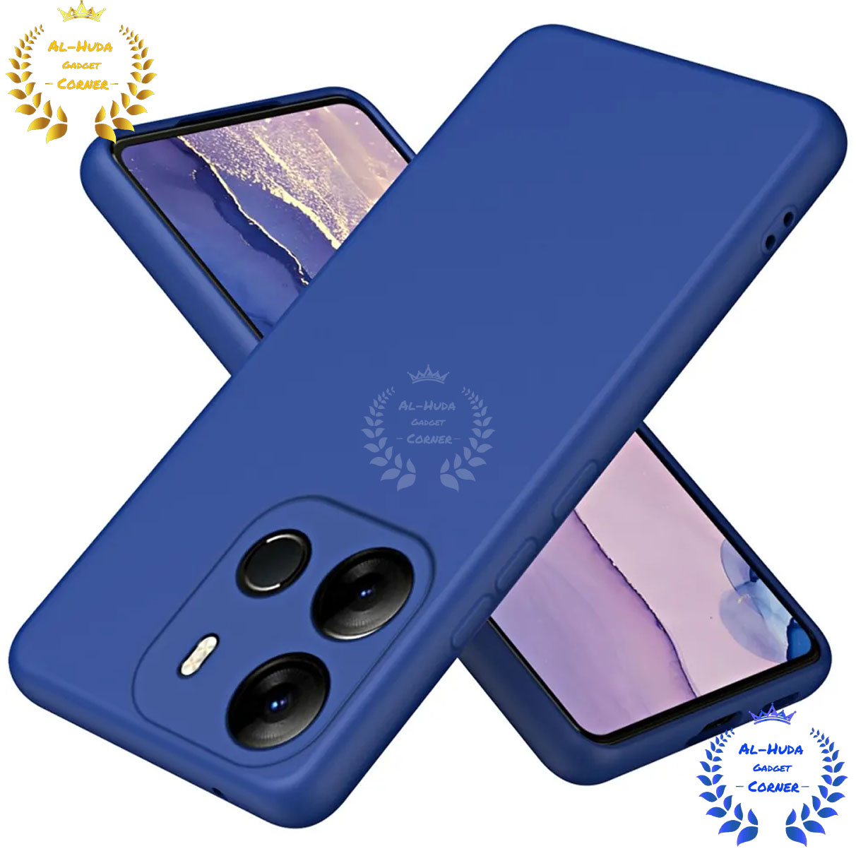 Picture of For Tecno Pop 7 / Tecno Pop 7 PRO Heavy Strong Liquid Silicone Soft Gel Rubber Shockproof Cover For Tecno Pop 7 Phone Case (Back Case Cover For Smartphone)